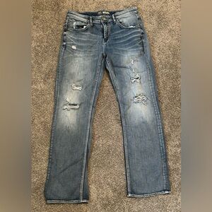 BKE Blue Bootcut Jeans for Men